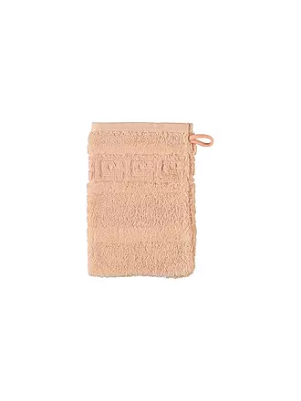 CAWÖ | Waschhandschuh NOBLESSE 16x22cm Lachs | 